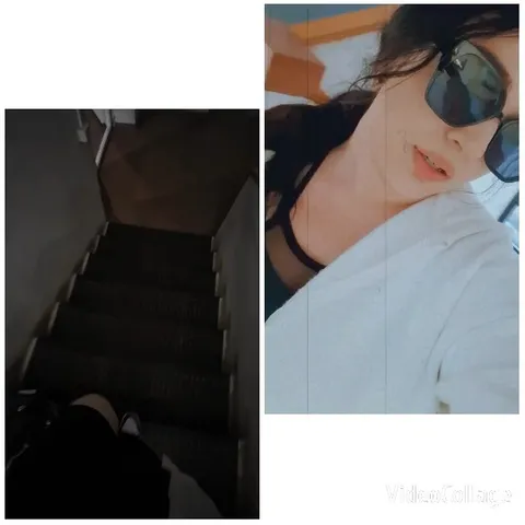 Staircase View and Sunglasses Selfie