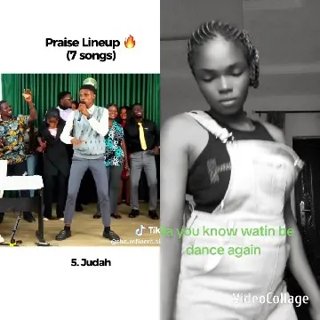 Stage Performance with Green Backdrop