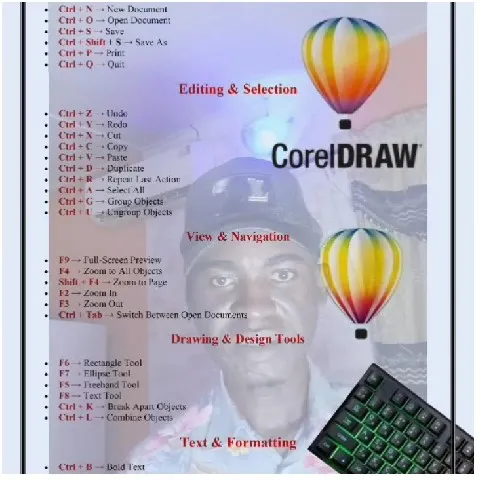 CorelDRAW Keyboard Shortcuts Background