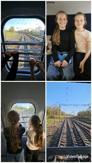 Train Journey and Children's Smiles