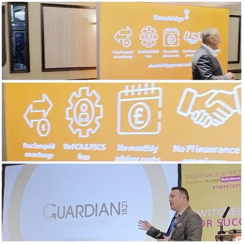 Man Presenting in Front of Icons