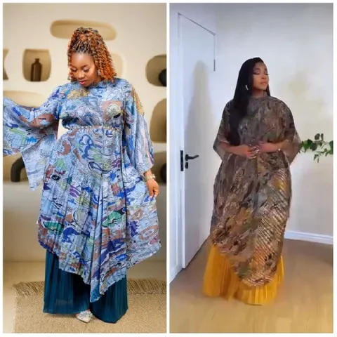 Fashionable Dresses in Two Rooms