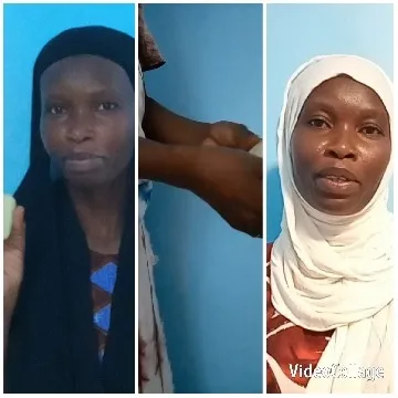 Close-Up of Women with Headscarves