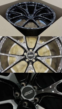 Close-Ups of Metallic Car Rims