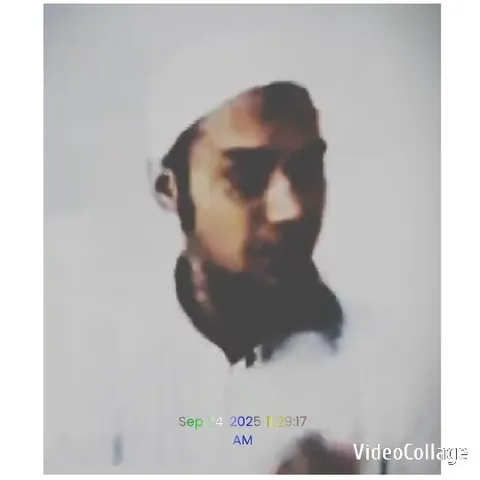Blurred Person with Timestamp Visible