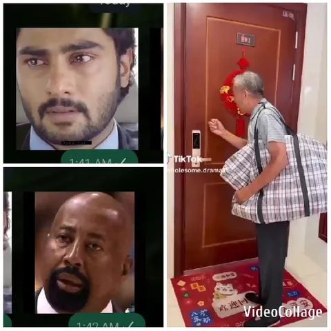 Emotional Close-Up of Three Men