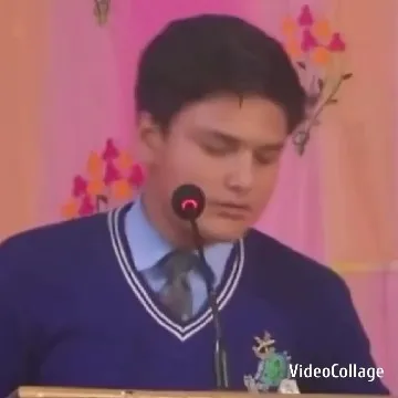 Young Performer in Floral Background