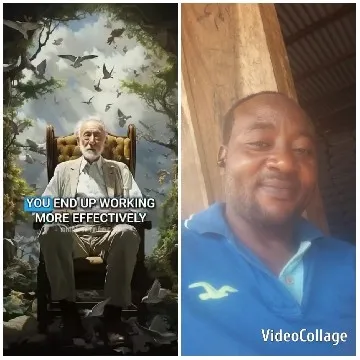 Older Man in Lush Environment