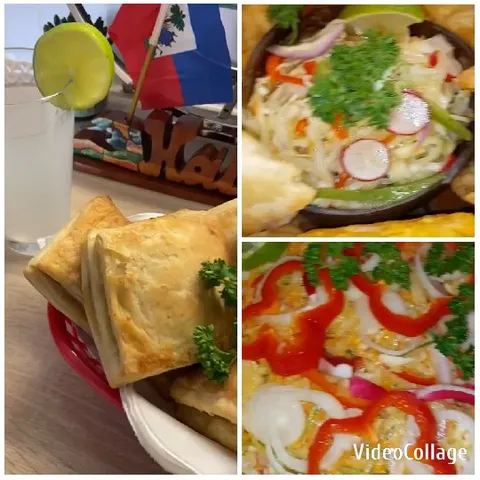 Haitian Food and Colorful Drinks