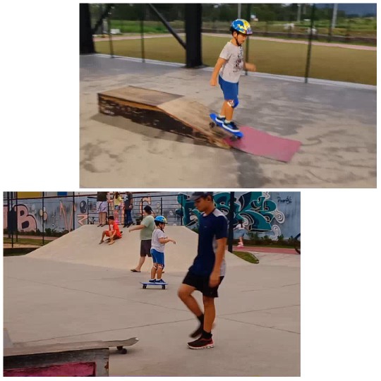 Child Skating and Skate Park Activity