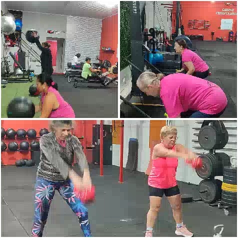 Group Workout Session at the Gym