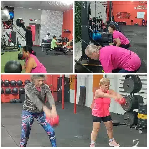 Group Workout Session at the Gym