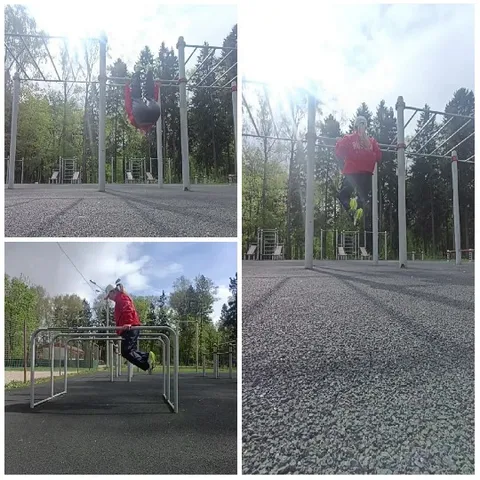 Outdoor Fitness Park Exercises
