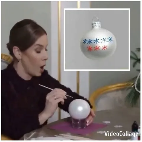 Painting Christmas Ornament Surprise