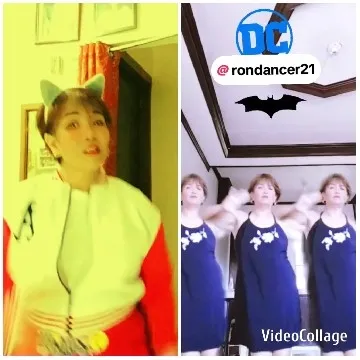 Dancer in Two Outfits