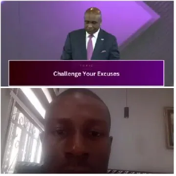 Speaker on Stage with Challenge Theme