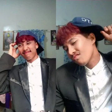 Playful Poses with Blue Cap