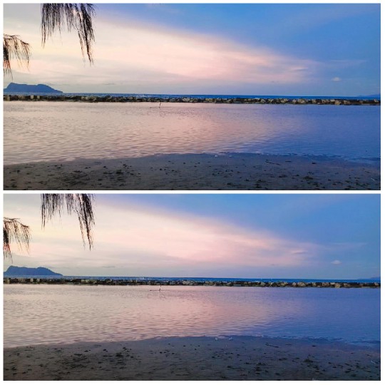 Peaceful Beach Sunset Scene