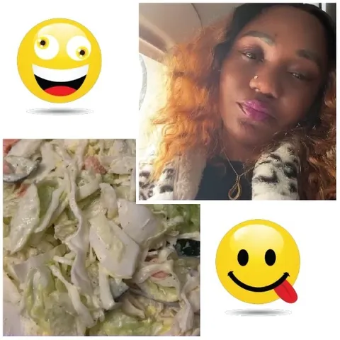 Person, Salad, and Emoticons