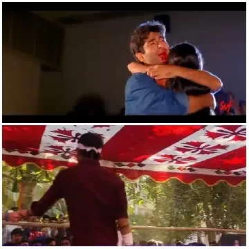 Hugging Friends and Boxing Scene