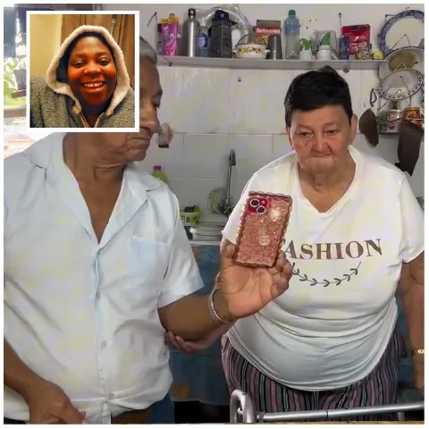 Showing Something in the Kitchen