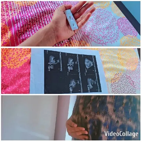 Pregnancy Test and Sonogram Images