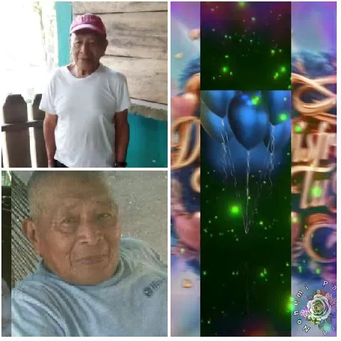 Older Man with Colorful Background