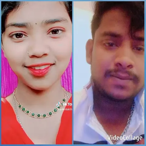 Smiling Woman and Man Portraits