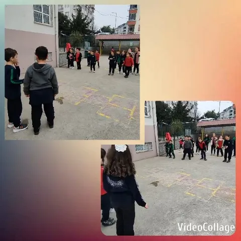 Children Playing on School Playground