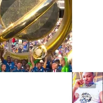 Celebration with Trophy and Selfie Moment