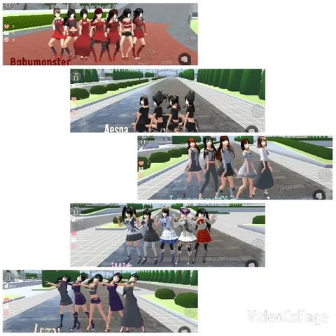 Themed Characters Performing Dance Routines