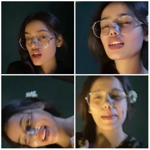 Expressions of a Person with Glasses