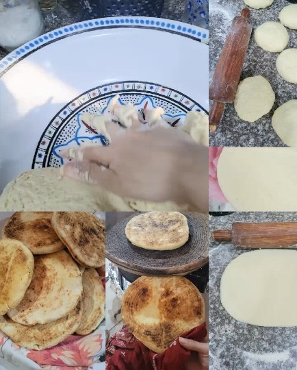 Stages of Bread Making Process