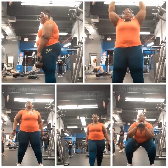 Kettlebell Exercises in Gym