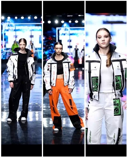Fashion Models on Runway