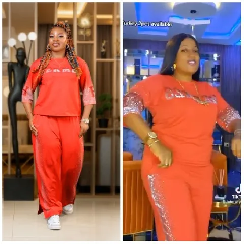 Women in Shiny Red Outfits