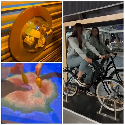 Interactive Exhibit and Bicycles