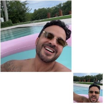 Smiling in the Swimming Pool
