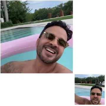 Smiling in the Swimming Pool