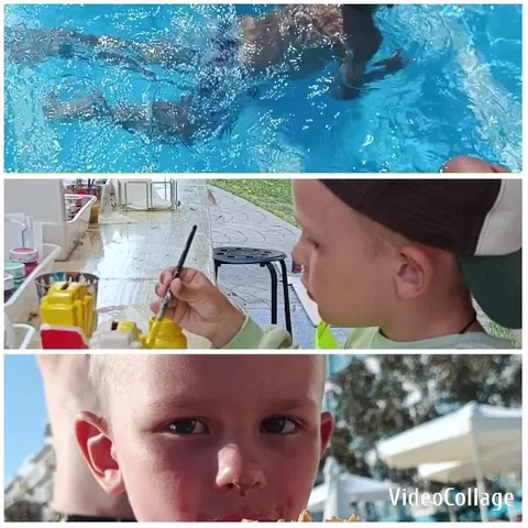 Swimming, Painting, and Eating