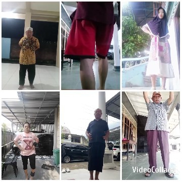 Casual Group Posing Outdoors