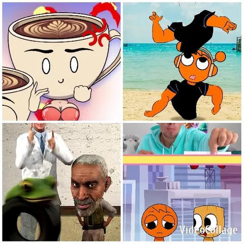 Cartoon and Real-Life Mashup