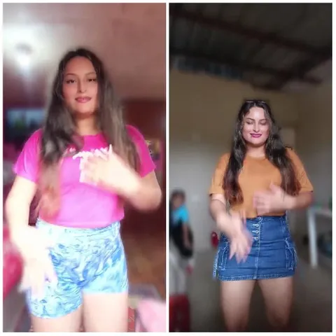 Two Women Posing Indoors