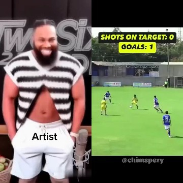Smiling Man and Soccer Game