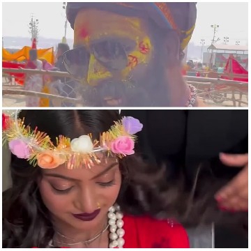 Festival Face Paint and Hair Styling