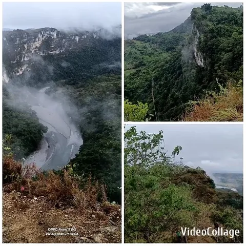 Scenic Landscape with Mountains and River