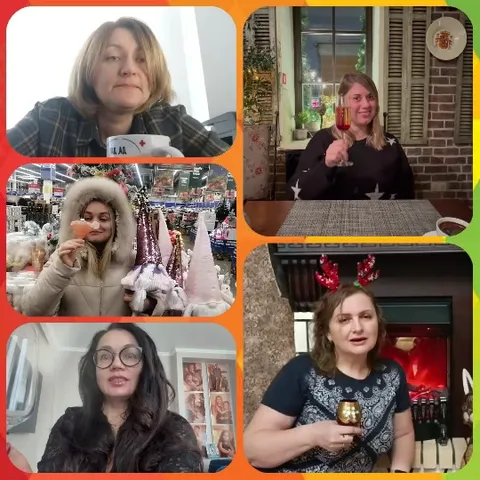 Women Enjoying Drinks Together