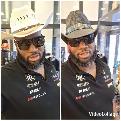 Man in Cowboy Hats and Sunglasses