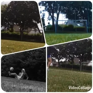 Person Playing Soccer on Grass