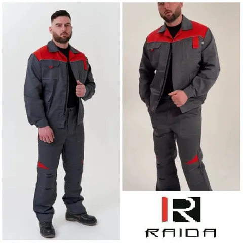 Man in Gray Work Uniform